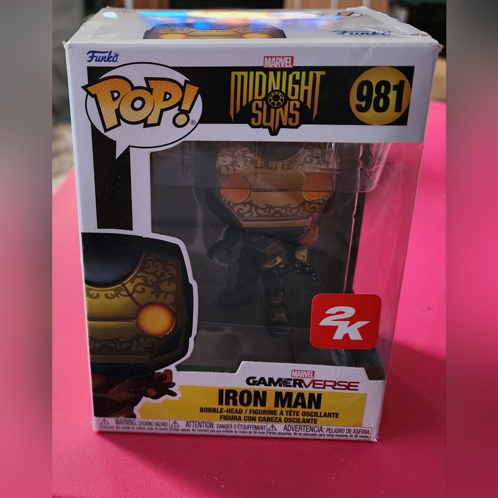 Funko Pop Marvel Midnight Suns 2k Gamerverse Iron Man 981 BENIFITS CHARITY